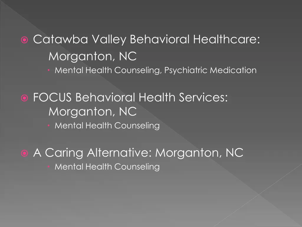 catawba valley behavioral healthcare morganton