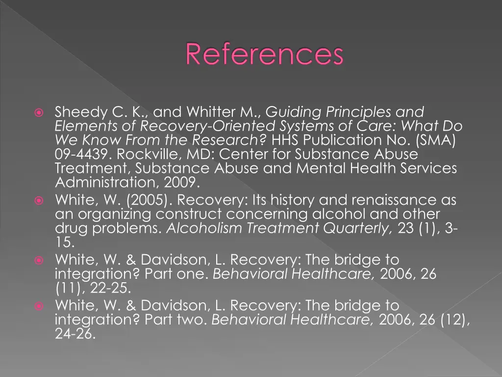 references 1