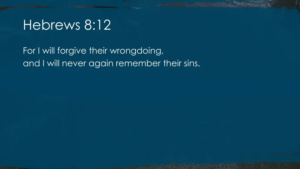 hebrews 8 12