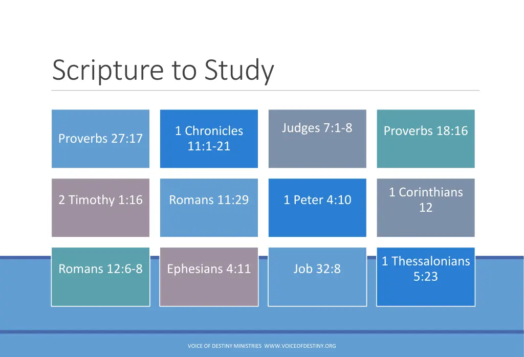scripture to study