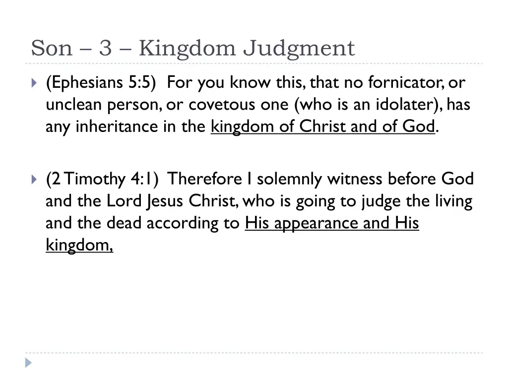 son 3 kingdom judgment