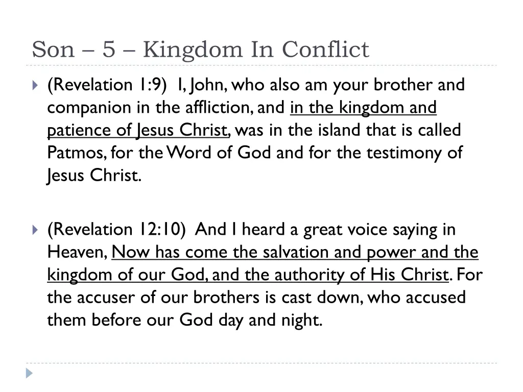 son 5 kingdom in conflict