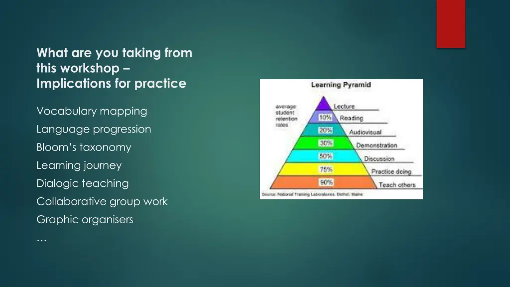 what are you taking from this workshop
