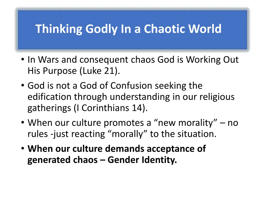 thinking godly in a chaotic world 3