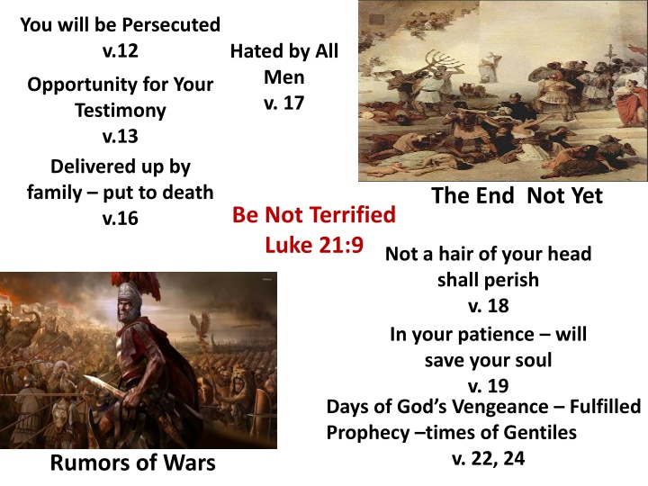 you will be persecuted v 12