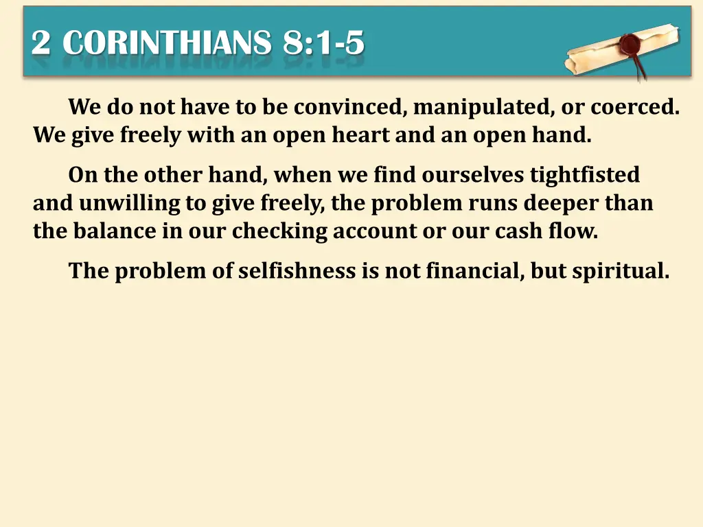 2 corinthians 8 1 5 6