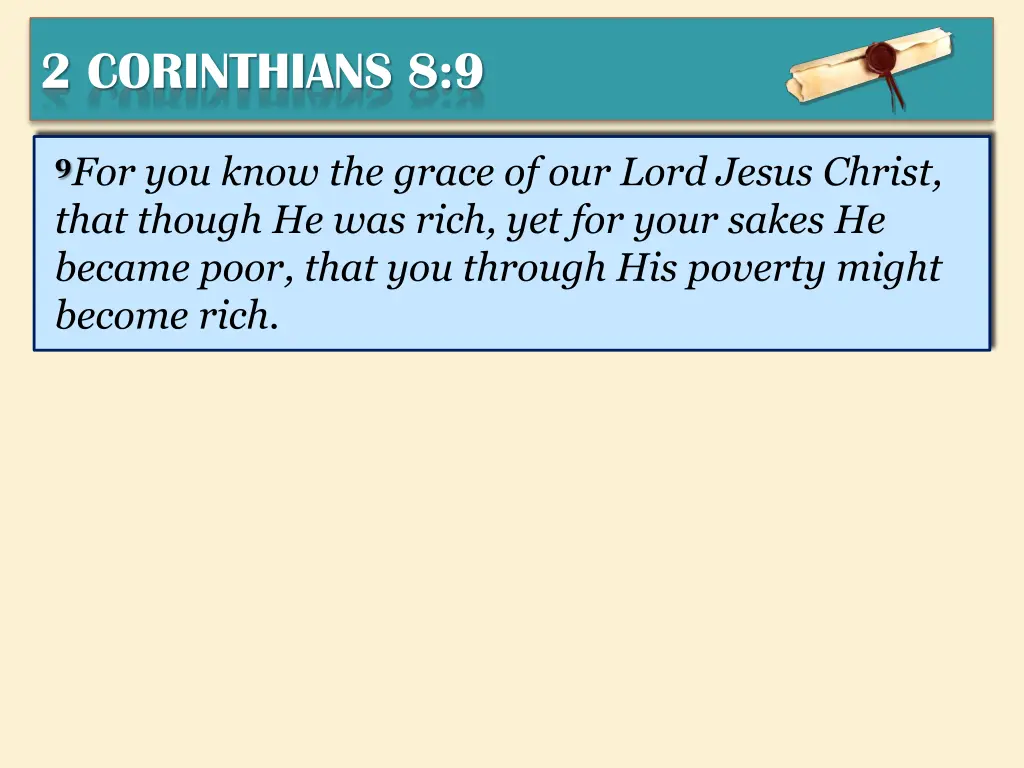 2 corinthians 8 9
