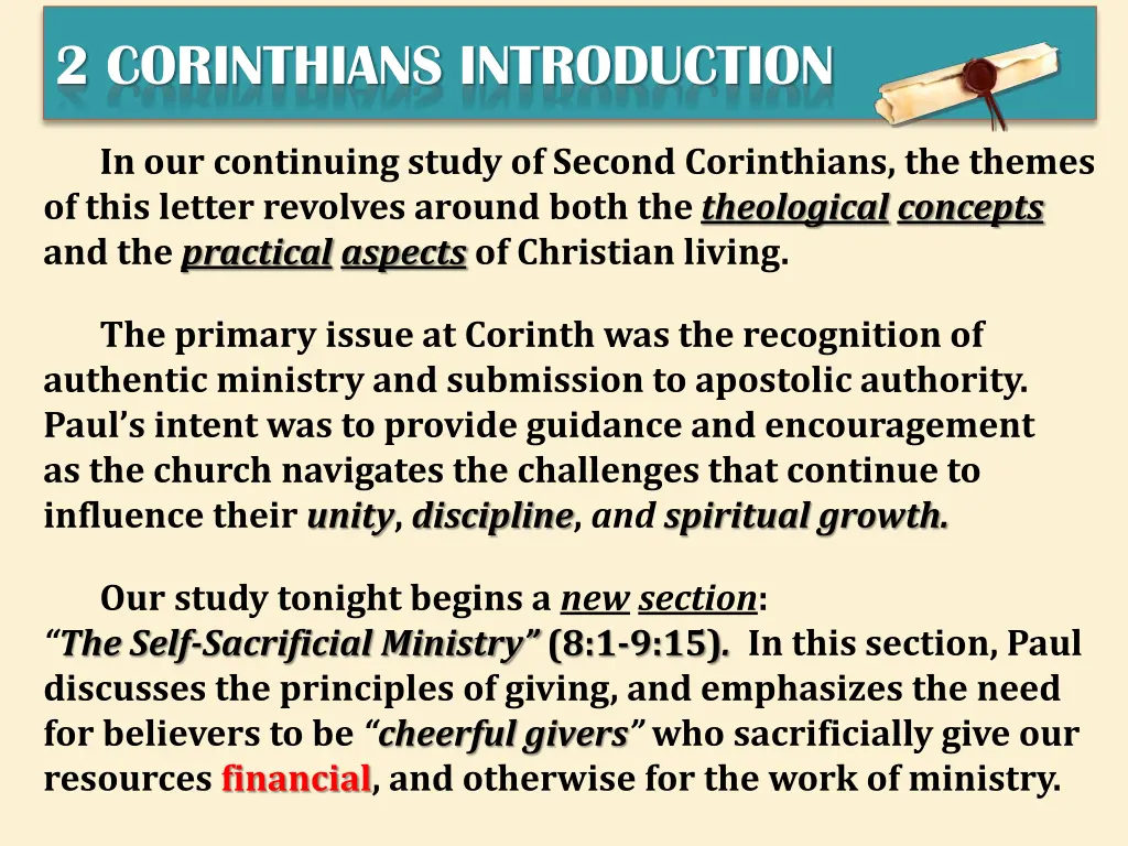 2 corinthians introduction