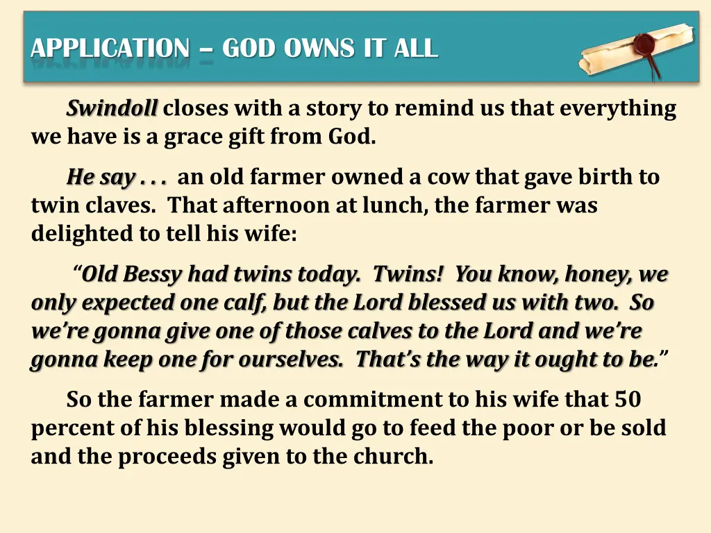 application god owns it all