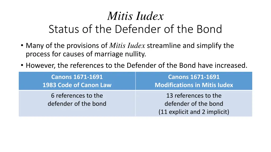 mitis iudex