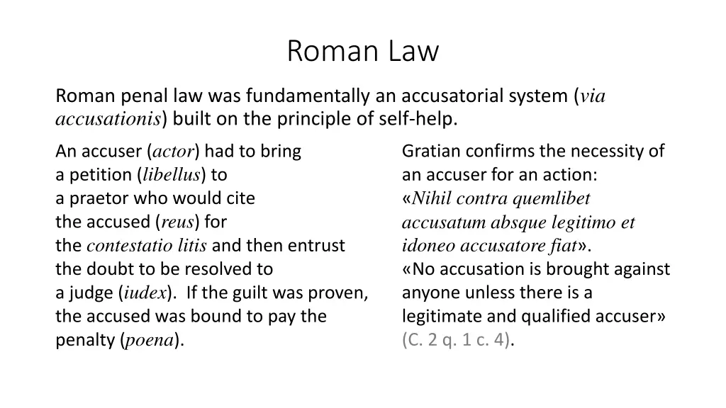 roman law