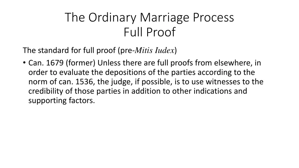 the ordinary marriage process full proof 1