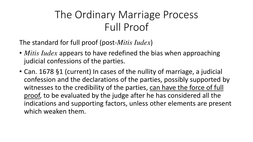 the ordinary marriage process full proof 2