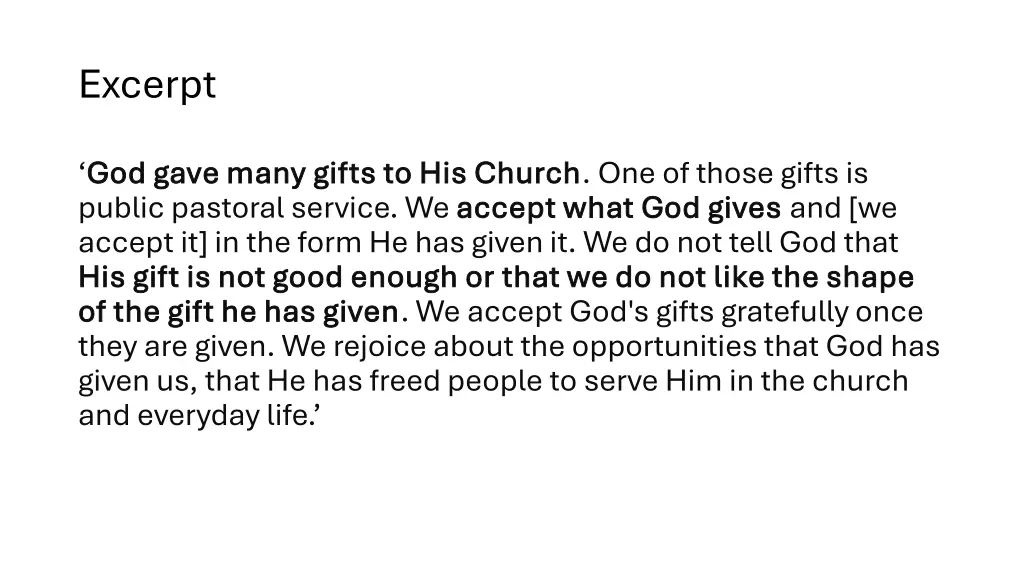 excerpt