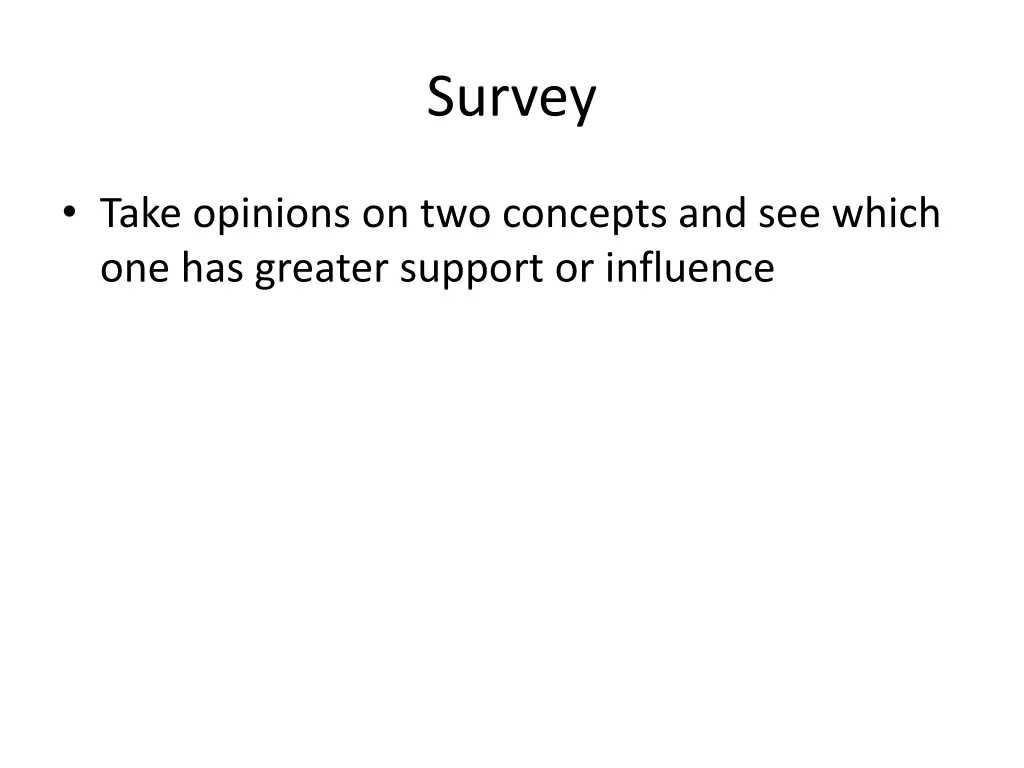 survey