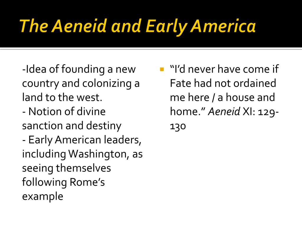 idea of founding a new country and colonizing