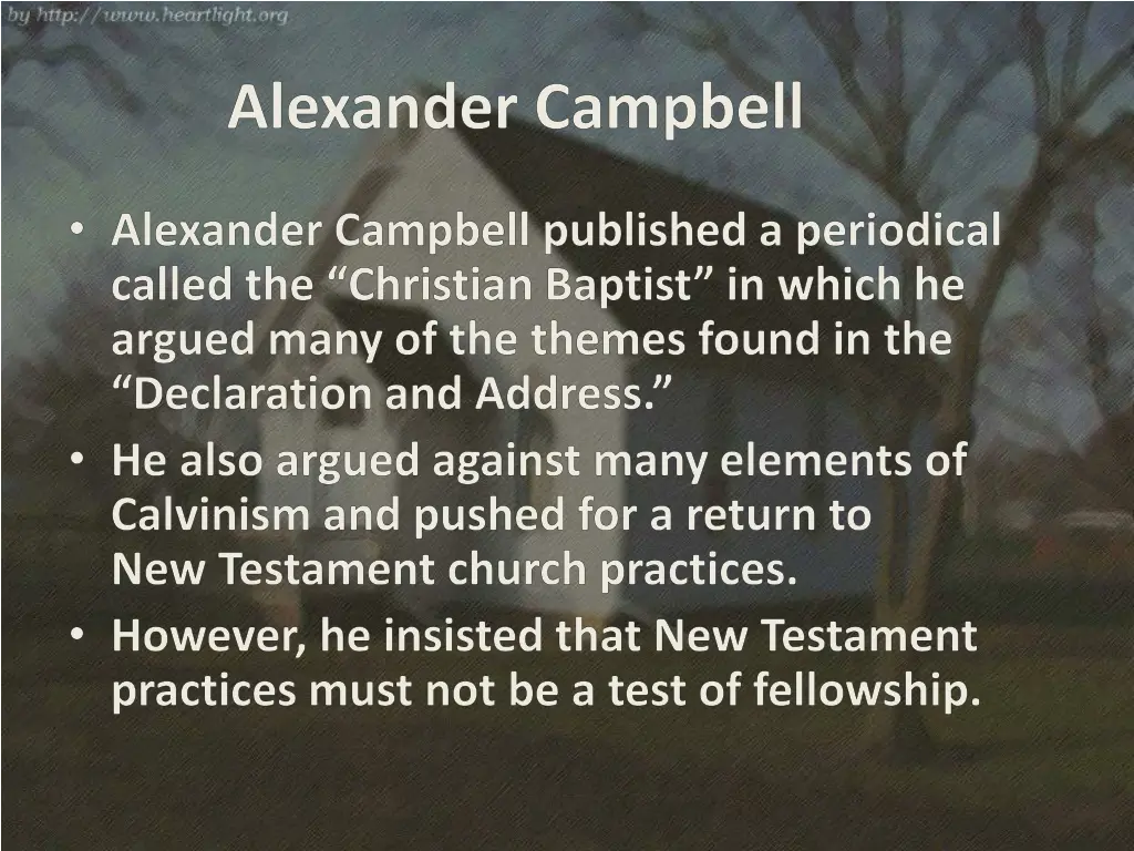 alexander campbell 1