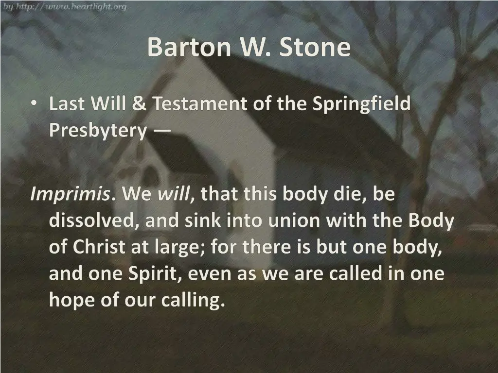 barton w stone 2