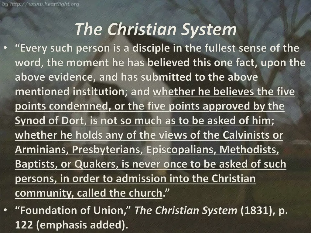 the christian system every such person
