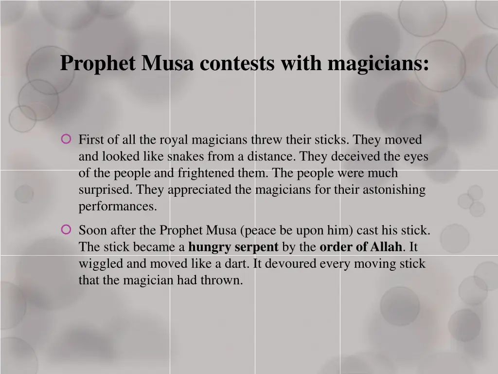 prophet musa contests with magicians