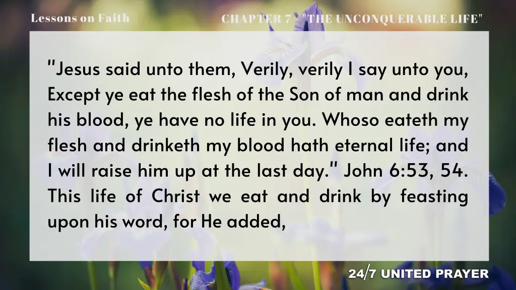 lessons on faith 14