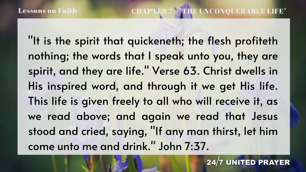lessons on faith 15