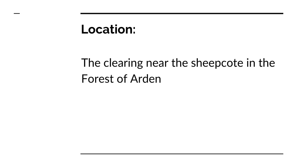 location