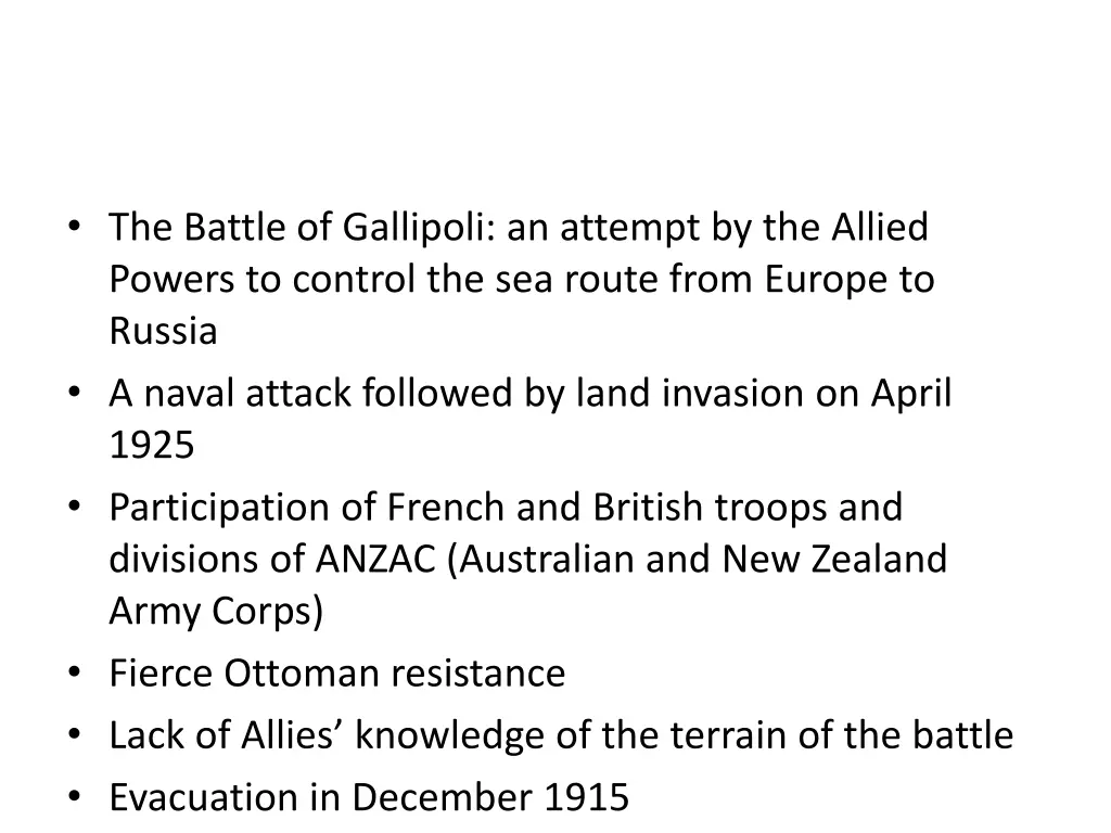 the battle of gallipoli an attempt by the allied