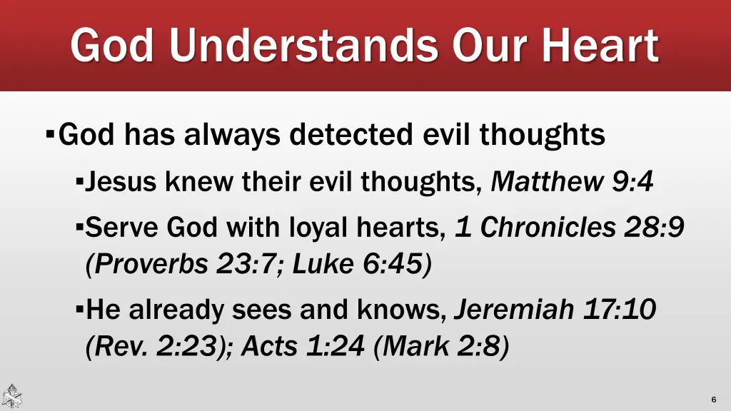 god understands our heart 1