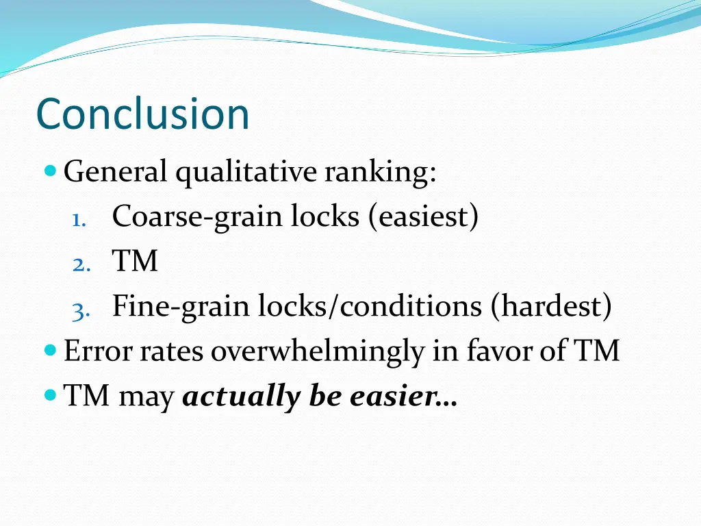 conclusion