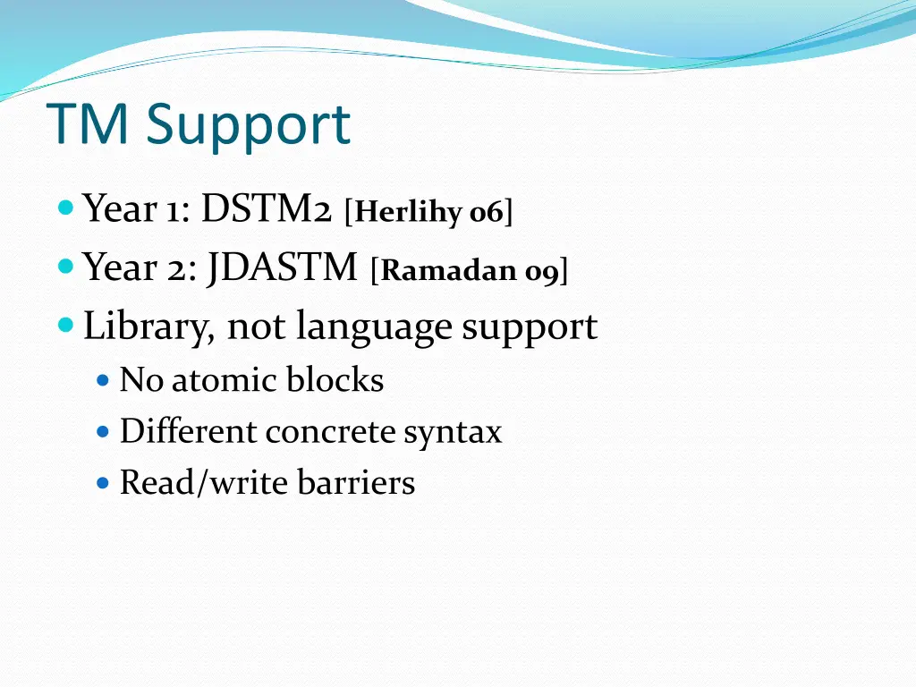 tm support