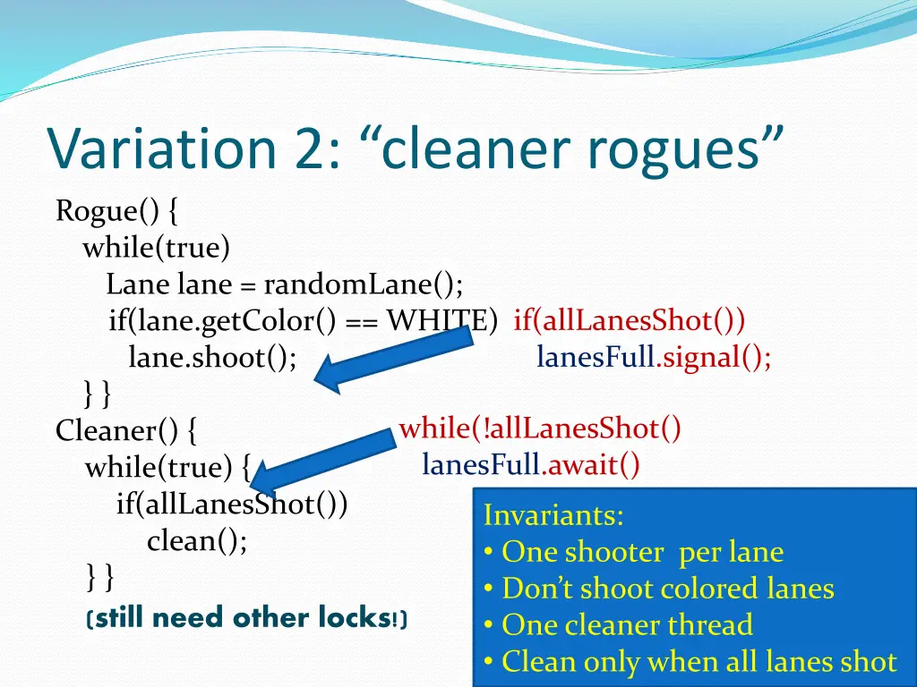 variation 2 cleaner rogues rogue while true lane