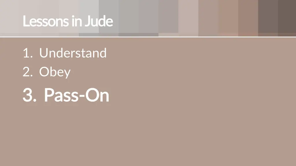 lessons in jude lessons in jude 2