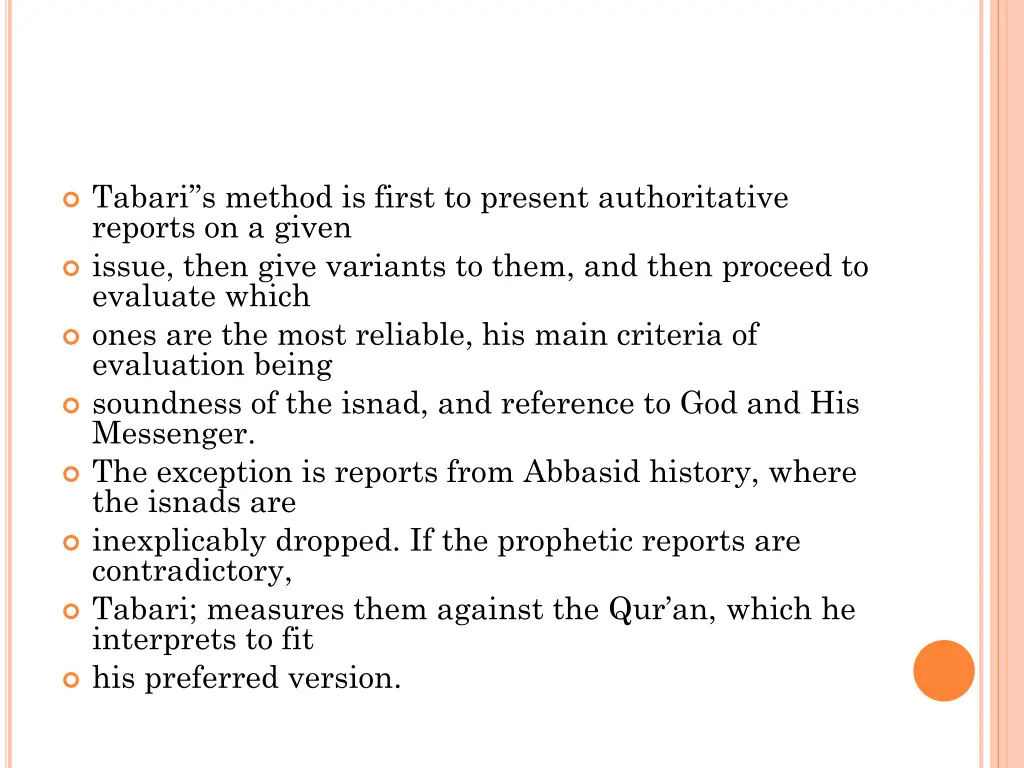 tabar i s method is first to present