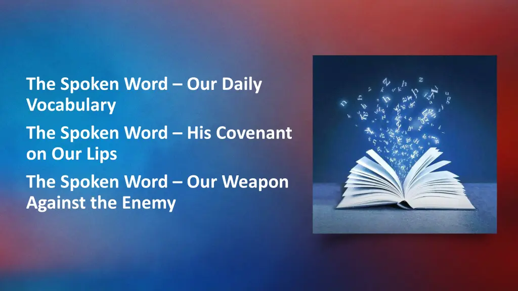the spoken word our daily vocabulary the spoken