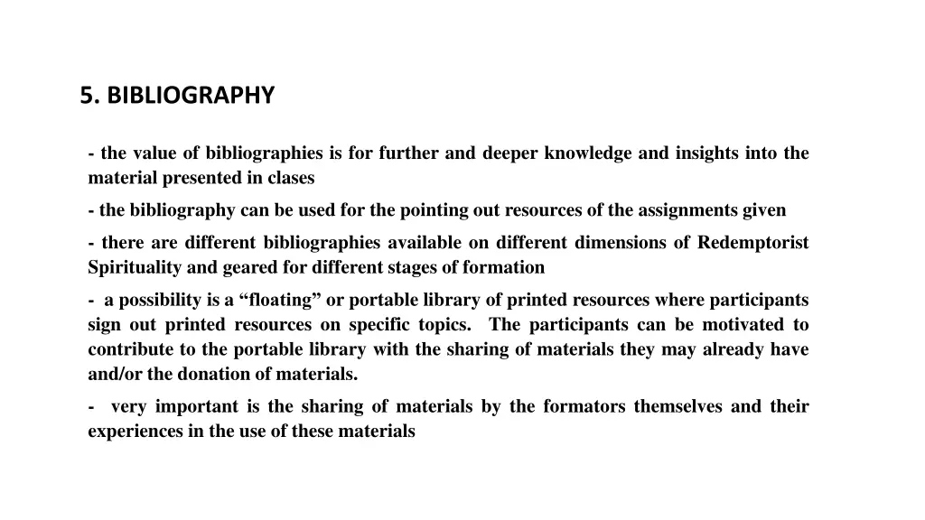 5 bibliography
