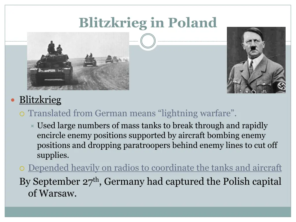 blitzkrieg in poland