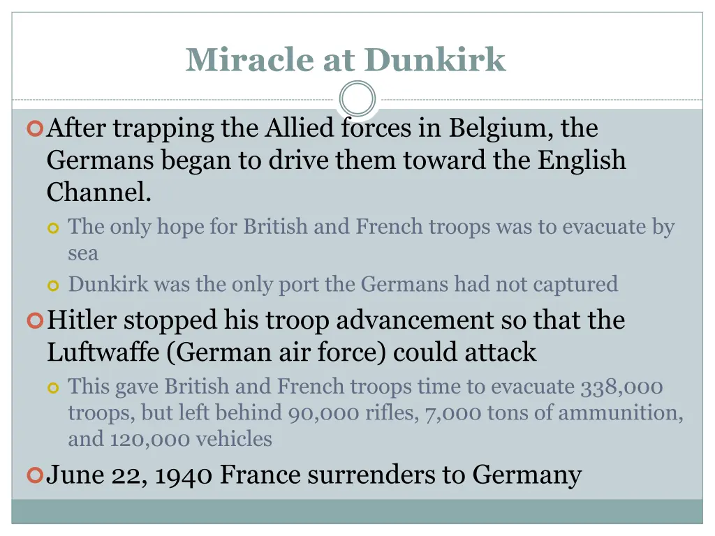 miracle at dunkirk