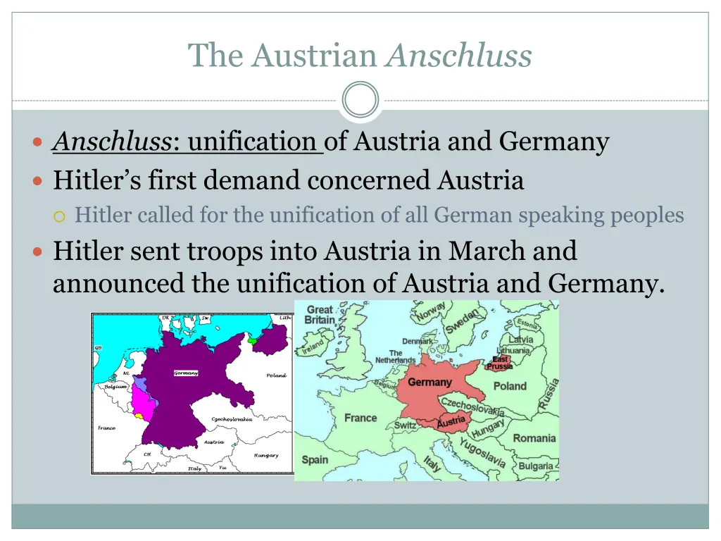 the austrian anschluss