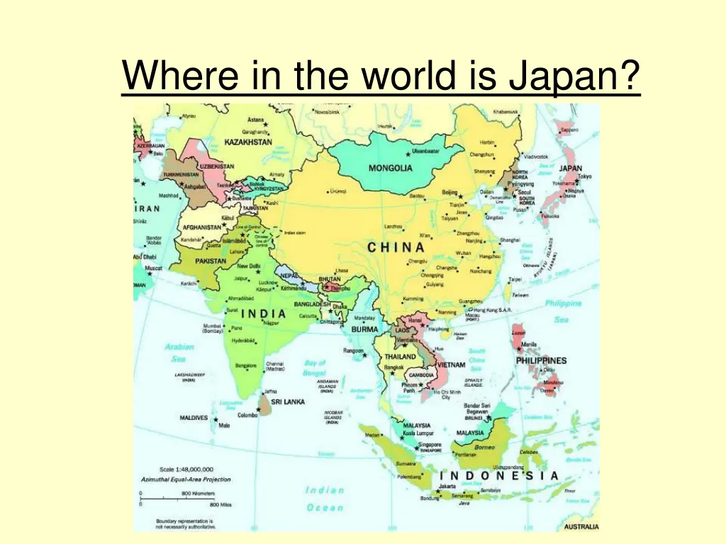 where in the world is japan