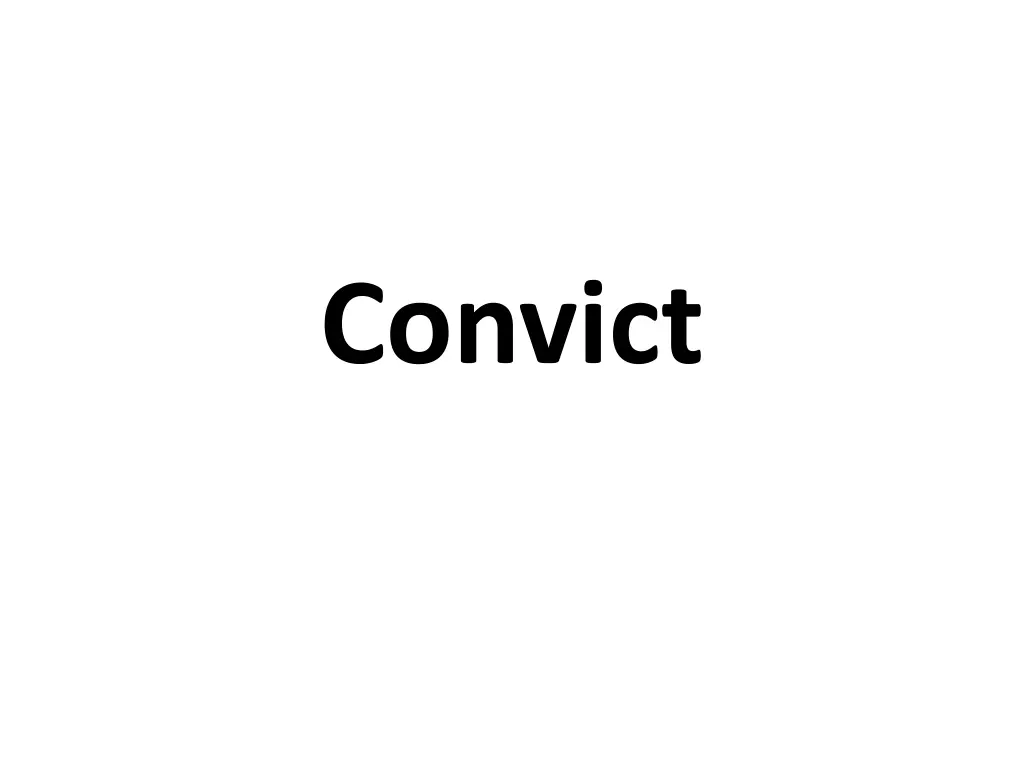 convict