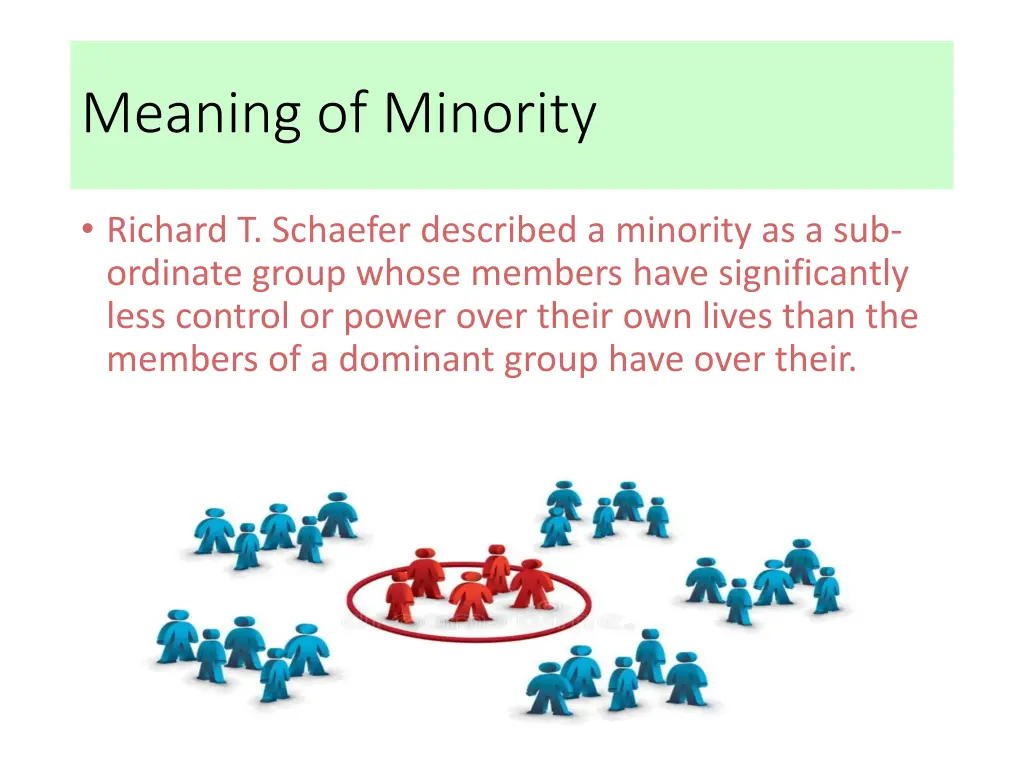 meaning of minority 1