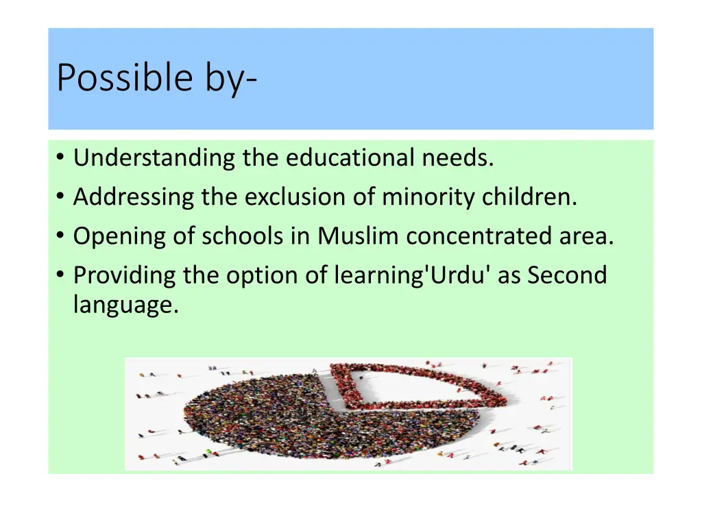 possible by