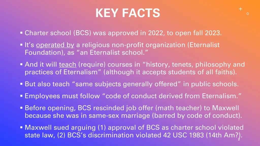 key facts