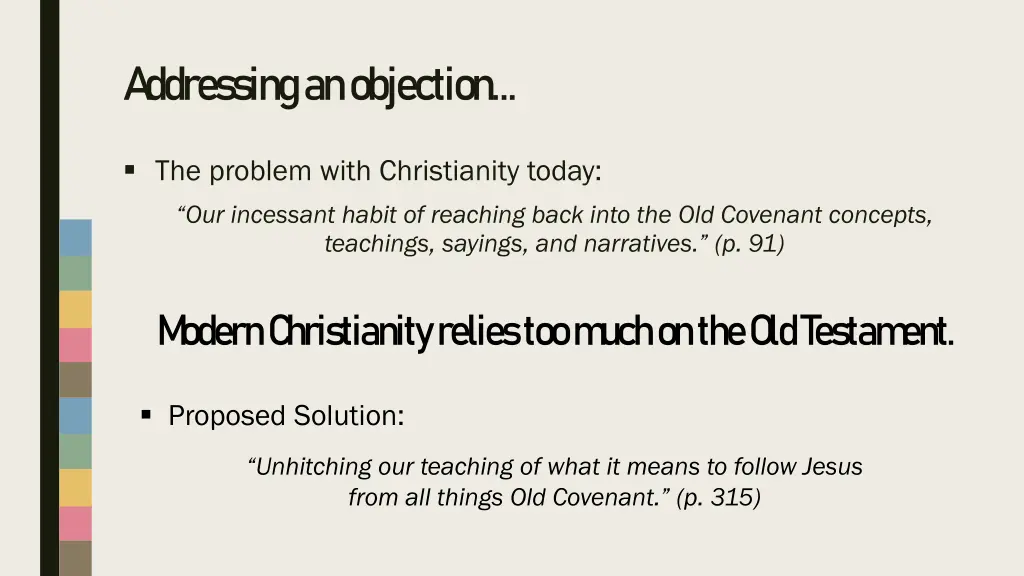 a ddressing an objection