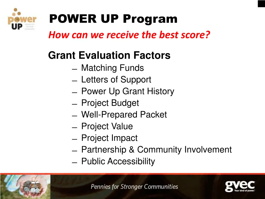 power up program how can we receive the best score