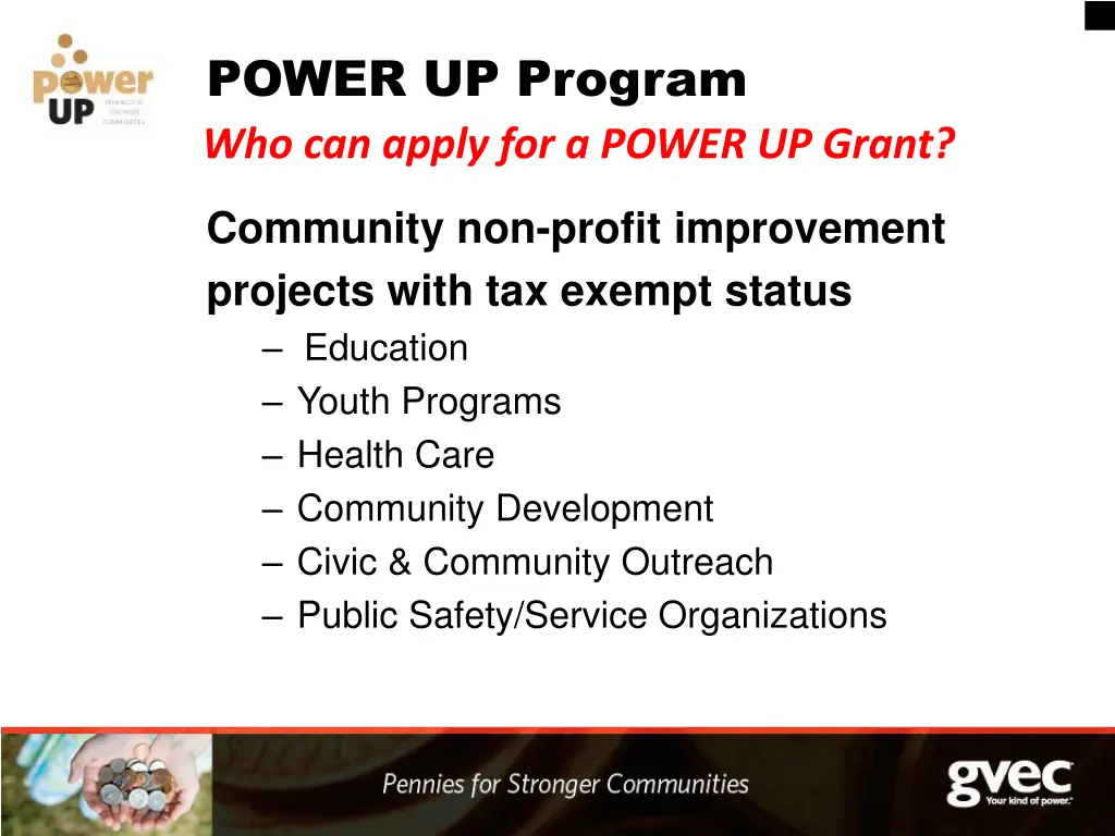 power up program who can apply for a power