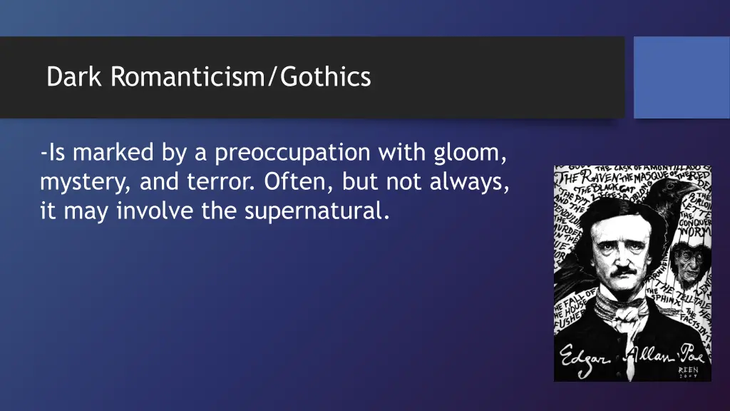 dark romanticism gothics