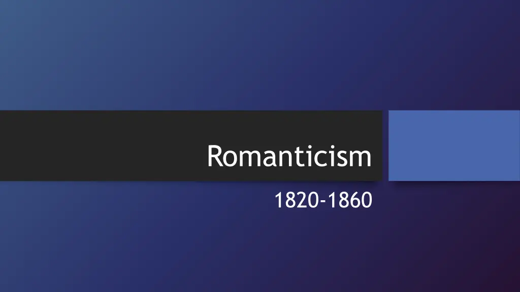 romanticism
