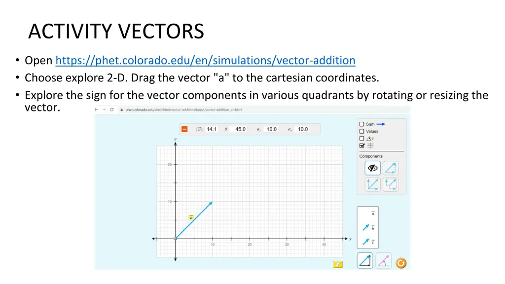 activity vectors 1